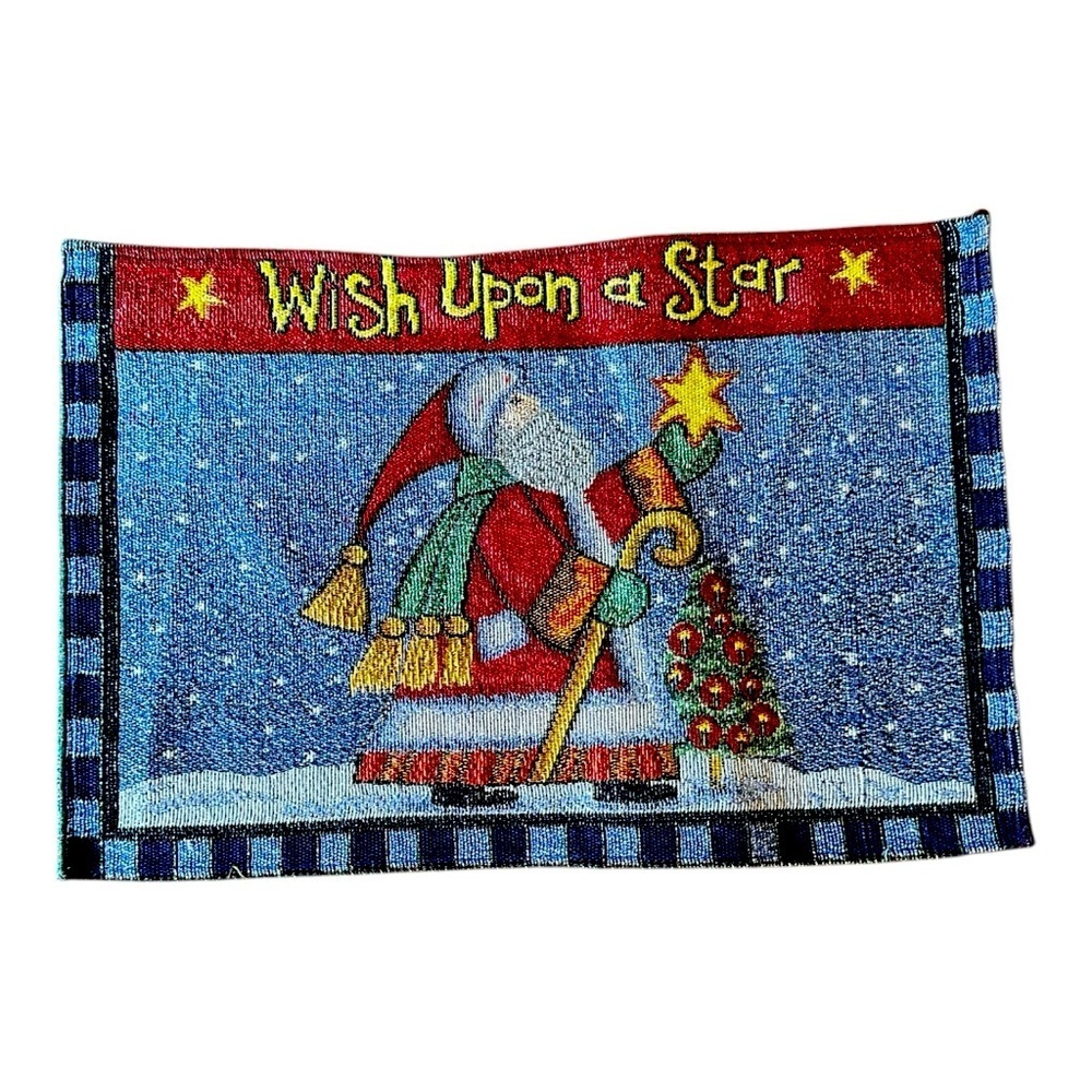 Wish Upon a Star Father Christmas Tapestry Placemats - Set of 6